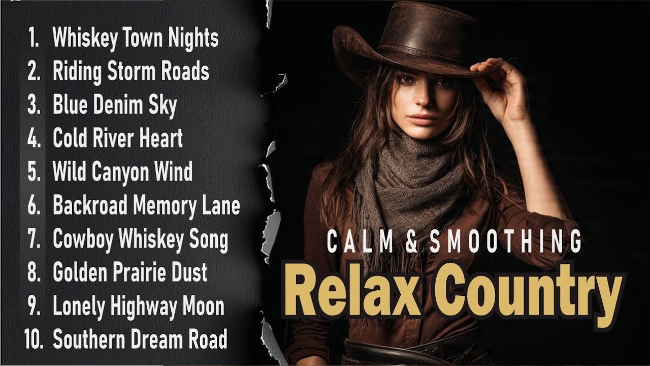 Calm Country Playlist / for Relax / Work / Pop / Ballad / Study / Coffee 🤠🎶