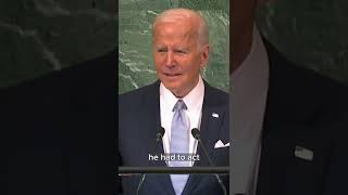 Biden denounces Putin’s ‘overt’ nuclear threats #Shorts