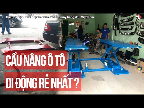 Video: Cầu nâng ô tô di động bao nhiêu tiền?