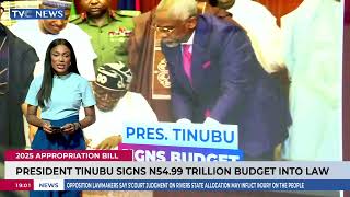 President Tinubu Signs N54.99 Trillion Budget Into Law