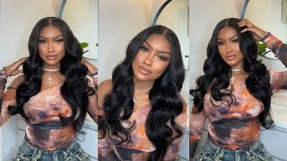 UNice Body Wave 13x4 Lace Front Wig Real Ear To Ear Pre-Cut &amp; Pre-Pluck &amp; Pre-Bleached