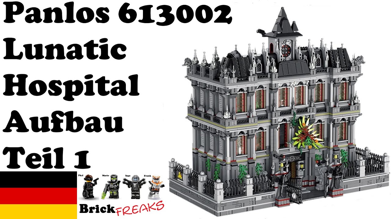 Panlos 613002 - The Lunatic Hospital - Aufbau Teil 1