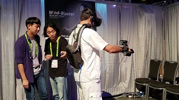 Haptic Feedback Windblaster at SIGGRAPH 2018