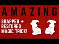 Learn Amazing 'Snapped + Restored' Magic Trick (Magic Secrets Revealed!)