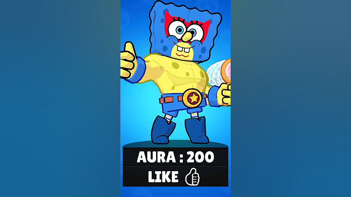 AURA MISE À JOUR BOB L'ÉPONGE x BRAWL STARS
