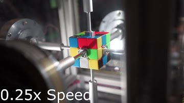 Rubik cube solved in 0.38 second