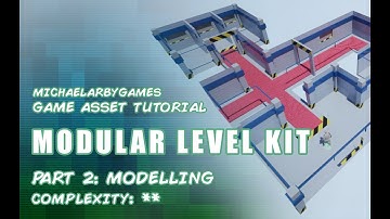 GAME ASSET TUTORIAL:  Modular Level Design (Part 2 - Modelling)