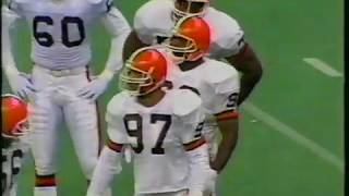 New Orleans Saints versus the Cleveland browns 1990