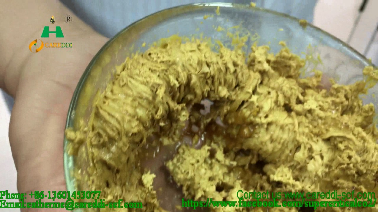 CBD collection extracted from Careddi Supercritical CO2 Extraction system