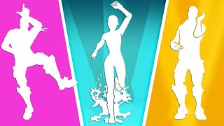 ALL FORTNITE BATTLE PASS EMOTES AND DANCES  (Chapter 1 - Chapter 4) - Take the L, Steady, Get Out!