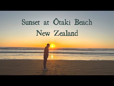 New Zealand 2023🌏📍Otaki | Chasing Sunset at Ōtaki Beach