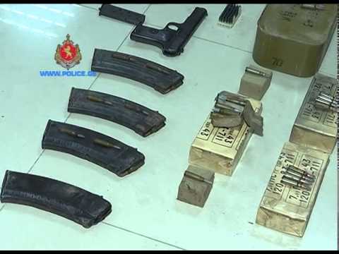 შსს-მ 16 527 ცალი საბრძოლო ვაზნა და უკანონო პისტოლეტი ამოიღო