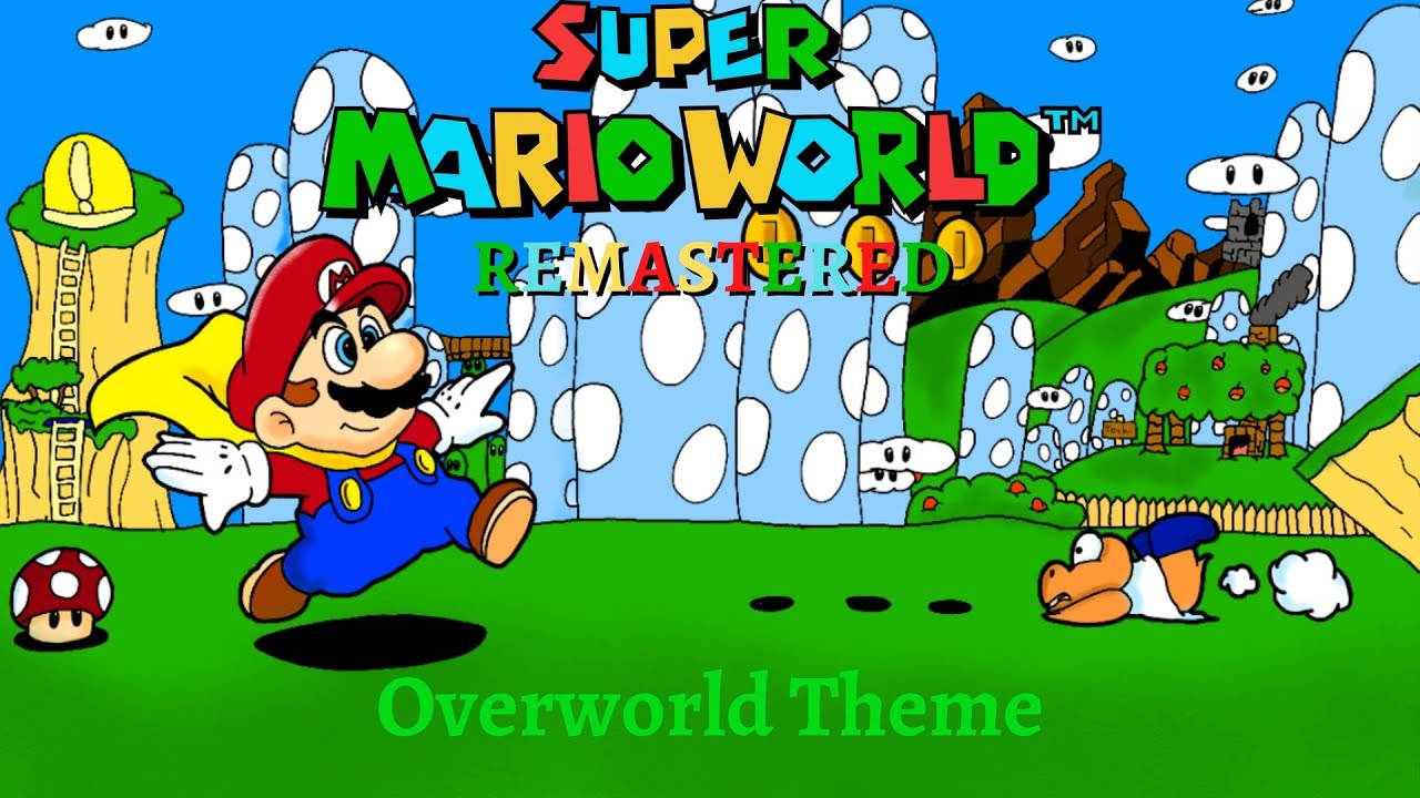 Super Mario World Overworld REMASTERED (w/ Sheet Music)