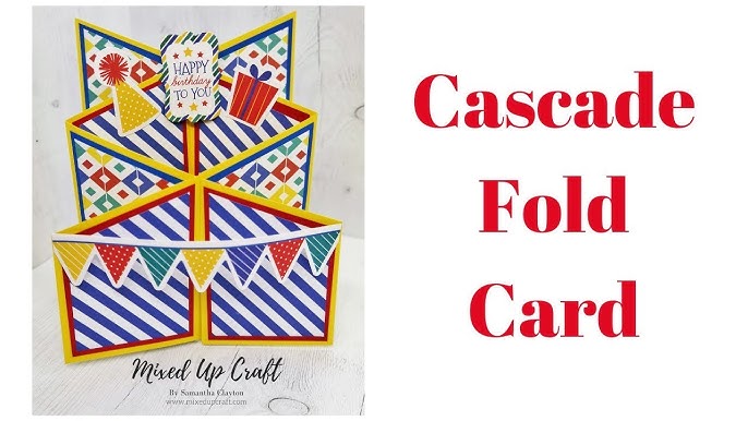 HOW TO: Create a CASCADE Card + Free Template! - YouTube how-to-create-a-cascade-card-free-template-youtube