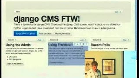 django cms: Friends dont let friends use Drupal.
