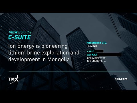ION Energy is pioneering lithium brine exploration and development in Mongolia