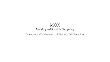 MOX - Laboratory for  Modeling and Scientific Computing