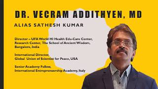 Profile of Dr  Sathesh Kumar Vecram Addithyen