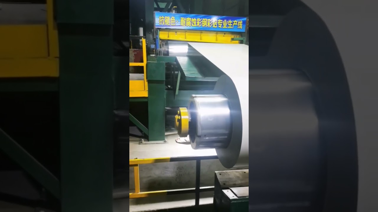 Color-coated sheet, color-coated coil production and processing plant