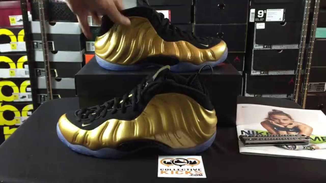 nike gold foams