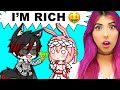 My Online Bestfriend Is A BILLIONAIRE 💰 Gacha Life Reaction PART 1