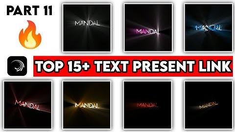 Top 15+ 🔥Alight Motion Rays Text Animation Presets ||AlightMotion Preset Download Free #TextPreset