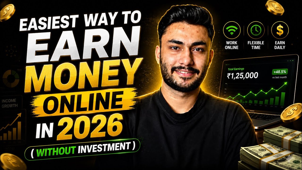 Easiest Way to Make Money Online in 2026 (without Investment 💰) - YouTube
