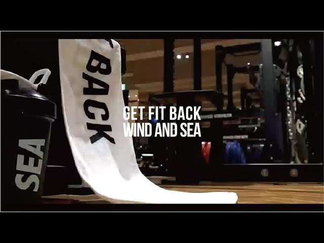 WIND AND SEA GET FIT BACK Back Line Tシャツ WIND AND SEA(ウィン