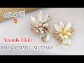 ❤️DIY TUTORIAL BROS KERANG MUTIARA Cantik dan cute! MUDAH LOH BIKINNYA