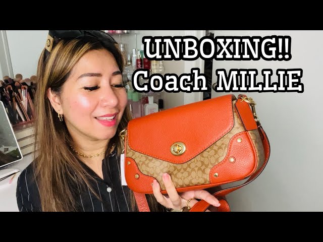 Coach outlet bags Teri Shoulder Bag In Signature Leather - YouTube