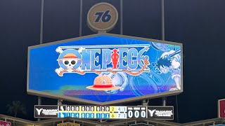 [INEPIECE NIGHT DRONE SHOW] at Dodger Stadium on 7/3/2025#onepiece #droneshow #dodgers  #ワンピース 