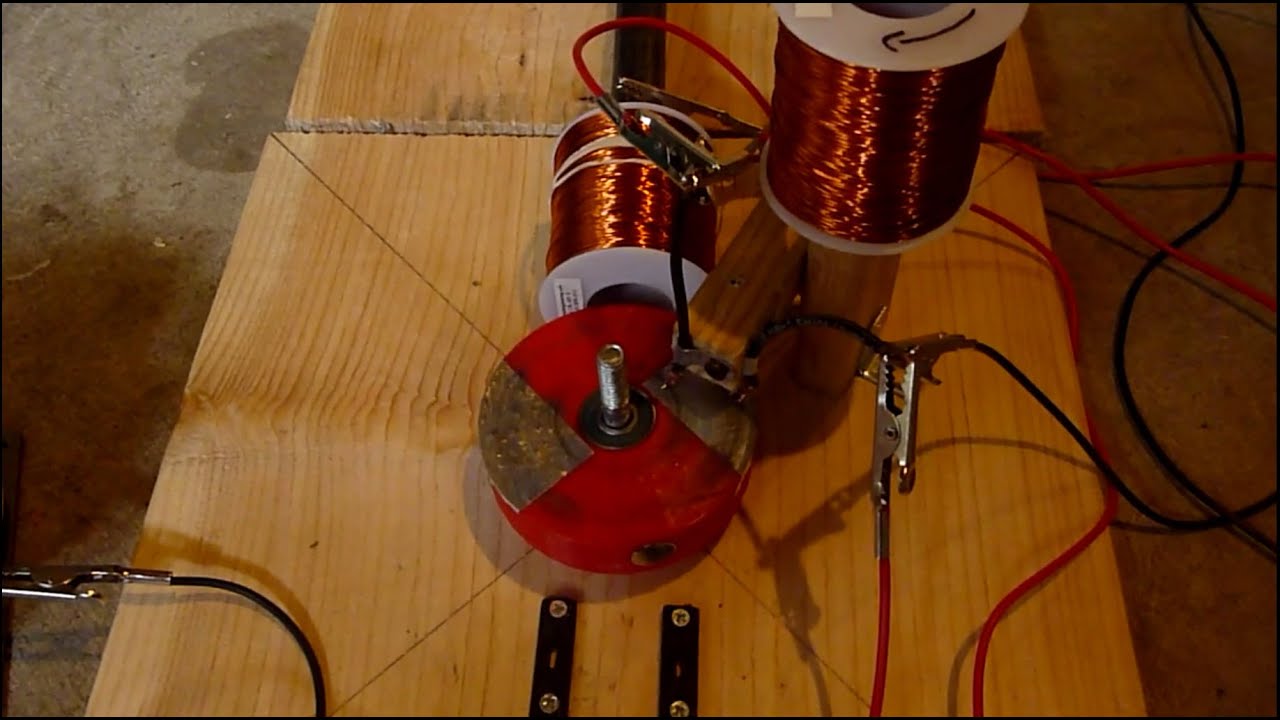 Pulse Motor with brushes (back EMF experiment part 3) YouTube