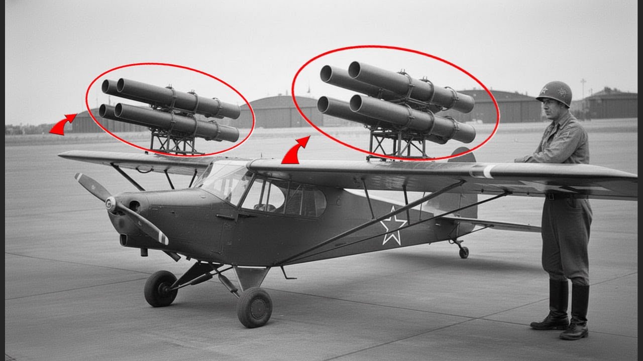 Они смеялись над его «странным самолётом» с базуками — пока он не сжёг «Тигры»