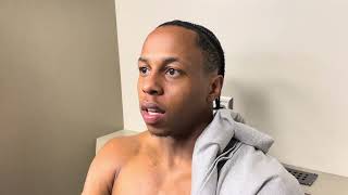 Elmarko Jackson discusses KU’s loss to Houston