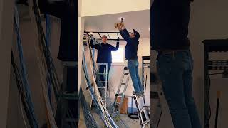 Installing a Ladder Tray in the Rack Room | Restrepo Innovations