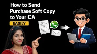 How to Send Purchase Soft Copy to Your CA Easily I by suman education hub englsh screenshot 4