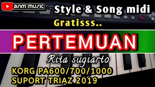 SONG/STYLE GRATIS || PERTEMUAN BY (Rita sugiarto) BAHAN SET 34519 KORG PA600/700 PA AERIES