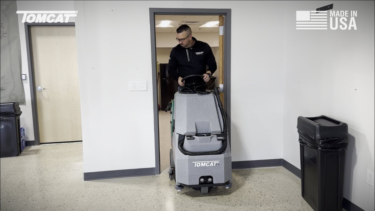 Tomcat's New Stand-On Floor Scrubber: The Rival