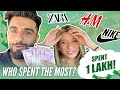WHO SPENDS THE MOST? | SHOPPING CHALLENGE | FT UNNATI | Mr.MNV |