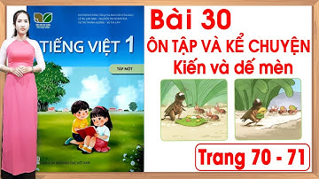 Tiếng việt lớp 1 kết nối tri thức bài 30 |Ôn tập và kể chuyện |Kể chuyện kiến và dế mèn
