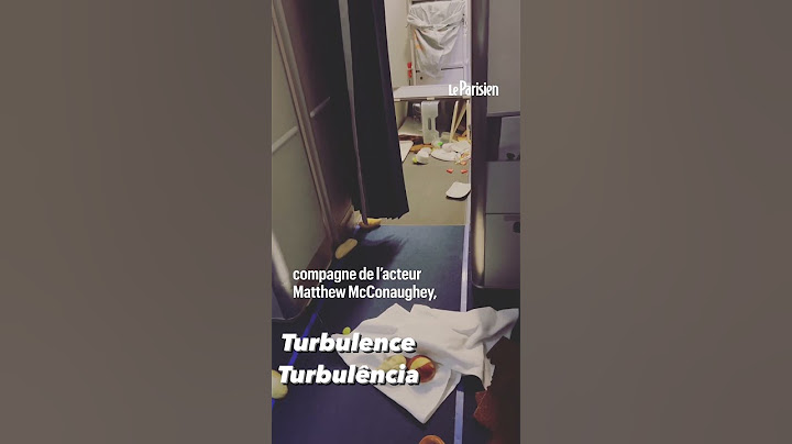 Les images impressionnantes de l'intérieur d'un avion après de très grosses turbulences