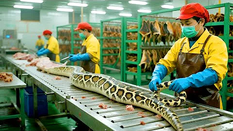 Luxury Leather Bags Made from Snake Skin – Step by Step Factory Process