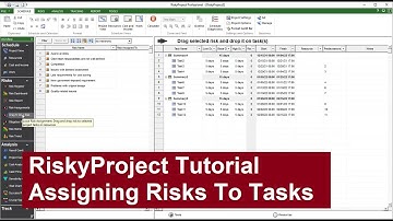 RiskyProject Tutorial: Assigning Risks to Tasks