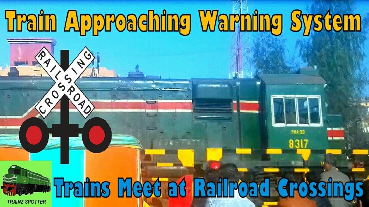 Trains Meet On Railroad Crossings Train Approaching Warning System Taws Pakistan Railways - more roblox games with railroad crossings youtube