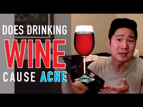 Does wine cause acne?