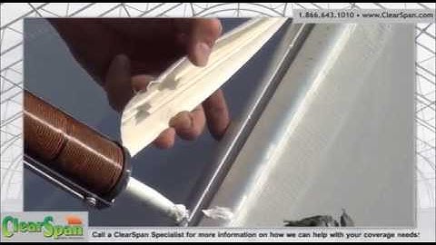 ClearSpan Fabric Building Tips: Installing Keder Cover Finish Edge