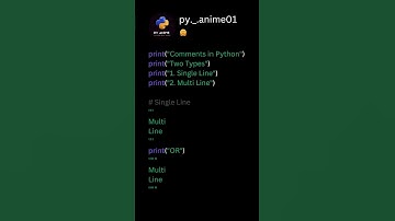 Comments in Python 🐍