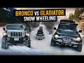 Snow Wheeling In The Bronco Badlands