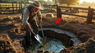 Farmer's Ancient Well Runs Dry, Digging Deeper Reveals a Hidden Underground River of Oil