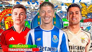 10 TRANSFERENCIAS CONFIRMADAS | RUMORES 25/26! Lewandowski Porto, Cancelo Benfica, Dahl Man United
